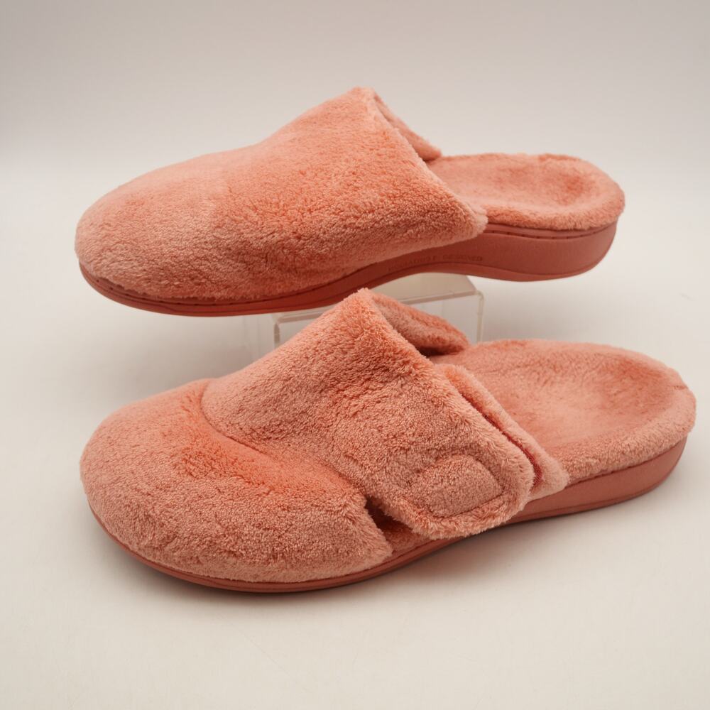 Vionic Gemma Pink Mule Slippers Women's 9 Arch Support Orthotic NEW **READ**